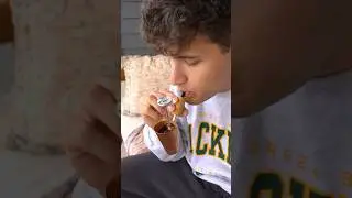 Smoking coffee in a pipe 