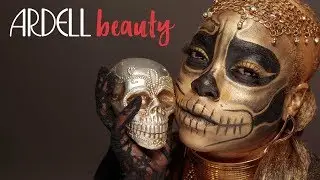 Ardell Beauty | Halloween Skull Makeup with Attitude Adjustor Shade FX Drops