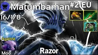 Matumbaman [Liquid] plays Razor!!! Dota 2 7.20