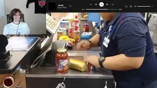 xQc Laughs at Walmart Worker Just Doing His Job