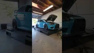 2012 Mitsubishi Evo X with 18k turbo on R.Spec Tunings Mustang Dyno