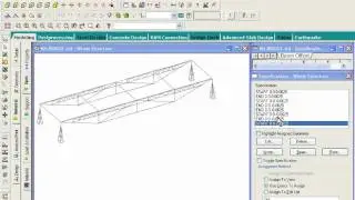 Exercise 4-2: Bentley STAAD.Pro & Structural Modeler for 2011 Student Steel Bridge Competition