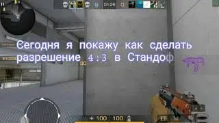 Как сделать разрешение  4:3 в Standoff 2.