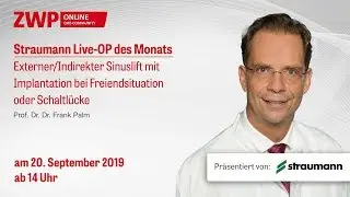 Externer/Indirekter Sinuslift mit Implantation bei Freiendsituation oder Schaltlücke