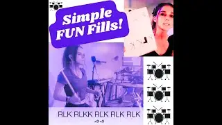 FUN and SIMPLE Linear Drum Patterns to Get You Shredding!