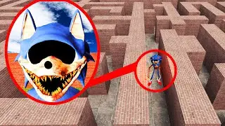 ЕСЛИ УВИДИШЬ ЭТОГО СОНИКА ПОЖИРАТЕЛЯ В ЛАБИРИНТЕ СРОЧНО БЕГИ SONIC EYX Garry's Mod Sandbox