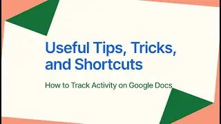 How to Track Activity & Views on Your Google Docs