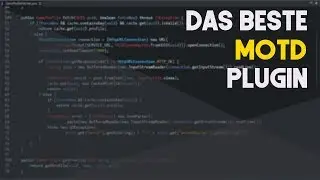 Minecraft MOTD Plugin programmieren | Speedcoding | JailBreaker