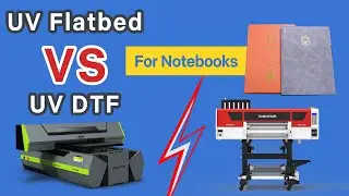 How to Personalize Notebooks with UV Printing | Flatbed vs. DTF