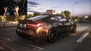 BMW G82 Competition Traffic Cut Up | Assetto Corsa | Steering Wheel Gameplay