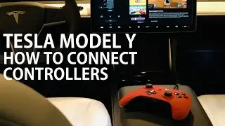 How to connect game controllers - Tesla Model Y