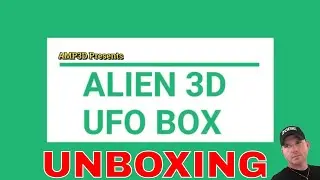 Alien 3D UFO unboxing