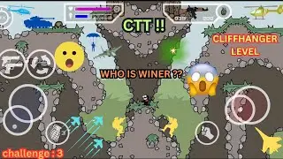 Mini militia melee challenge 3 |funny video|top5 mistakes#da2#ctf