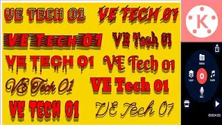 How to add stylish font kinemaster | font ko kinemasyer me kaise add kare | add font | VE Tech 01