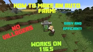 MINECRAFT:MAKING THE EASIEST AUTOMATIC FARM (CARROTS/WHEAT & POTATO)