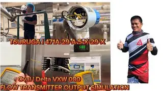Flow Transmitter with Indicator | Oval Delta VXW 080 | Tsuruga 471A-29 | Tagalog Tutorial