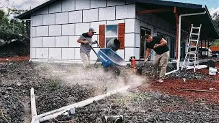 We're building a water pipeline - and a volcano hits you 🌋