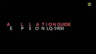 How to Install and Uninstall Epson LQ-590II