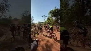 Pelotão compacto no MTB