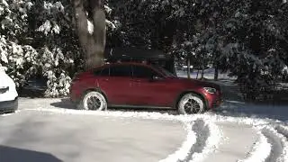 Mercedes GLC vs 1 foot of snow