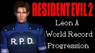 World Record Progression: Resident Evil 2 Leon A Speedruns