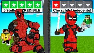 HO COSTRUITO DA 5 STELLE! - MIGLIORE vs PEGGIORE - GARA DI COSTRUZIONE SU MINECRAFT