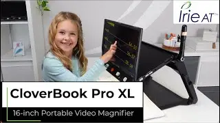 CloverBook Pro XL: Introducing the new, 16-inch portable, foldable video magnifier