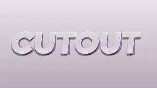 CUTOUT Text Effect In Pixellab|Pixellab Tutorial