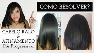 PROGRESSIVA SEM AFINAR O CABELO
