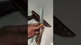 Нож из х12мф рукоять кап, проставка карелка