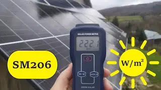 Toto zariadenie vám pomôže zistiť, koľko energie (W/m2) dopadá na váš pozemok.