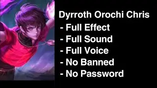Dyrroth KOF ( Orochi Chris ) Skin Script Full Effect & Voice ( Aulus Patch ) No Password Mediafire!