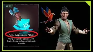 How to Change Character Appearance in Sea of Thieves! Re-choose your pirate with this potion!