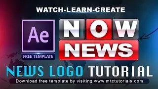 After Effects Tutorial | Professional News Logo Animation | Free Template