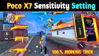 Free Fire Headshot Setting ✅ || Poco X7 Sensitivity Setting ⚙️ DPI FOR POCO MOBILE 📲 FF 
