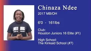 2017 Middle Blocker/ Outside Hitter - Chinaza Ndee - Volleyball Highlight Video
