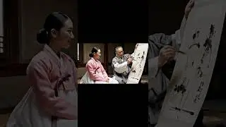 조선 인생네컷 체험기 🎨 붓으로 직접 그려주는 초상화?! #ai유튜버 #shorts