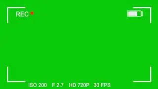 FREE Green Screen Overlay #8 - Video Camera Recording