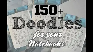 150+ Doodles and Icons for your Bullet Journal/Planner/Notebooks // Doodle with me