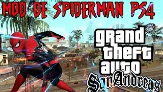Mod De Spider-Man de PS4 para Grand Theft Auto San Andreas PC