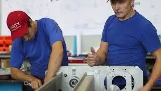 Процесс сборки оборудования