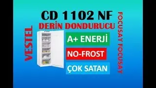 VESTEL 6 ÇEKMECELİ NO-FROST DERİN DONDURUCU-YENİ ÜRÜN|CDE-M 1102W