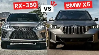 LEXUS RX 350 VS BMW X5 xDrive40i 2025 Comparison