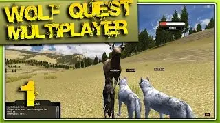 WolfQuest Multiplayer - 1 серия [Первая Охота]