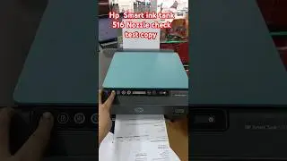 Hp Smart ink tank 516 Nozzle Check Report Test Copy Head cleaning