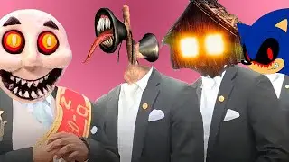 Thomas EXE & House Head & Sonic EXE & Siren Head - Coffin Dance Song