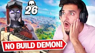 I'm THE BEST in NO BUILD MODE! 26 KILLS WIN! 😨
