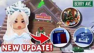 **NEW** WINTER BALLROOM & SANTA'S GROTTO UPDATE 24 OUT NOW IN BERRY AVENUE ❄️🎅