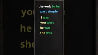 THE VERB TO BE - PAST SIMPLE