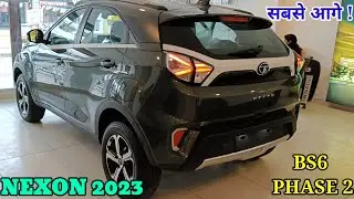 सबसे ज्यादा ✅ Tata Nexon xz plus s 2023 bs6 phase 2 on road price features review